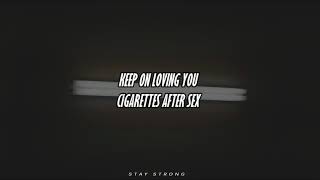 Cigarettes After Sex - Keep On Loving You (Letra en español)