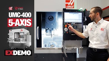 🇬🇧 EX-DEMO Haas UMC-400 Compact 5-Axis Mill - Available Now