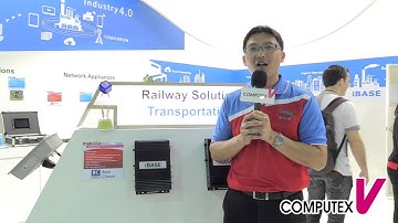 【2016 COMPUTEX TAIPEI】iBASE - Multiple Purpose IoT Railway Terminal MPT 3000R