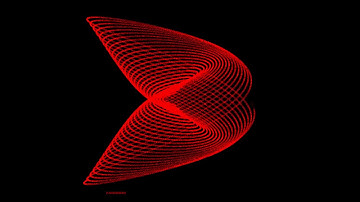 Simple Harmonic Motion Animation - 2 axis - varying Amplitude and Phase angle