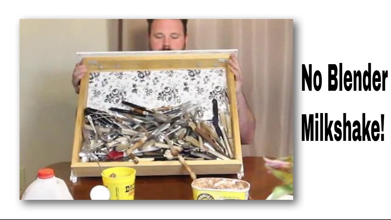 how to make a milkshake without a blender #StoryVlog - YouTube