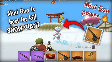 Rocket Royale - Snow Giant event in winter !!