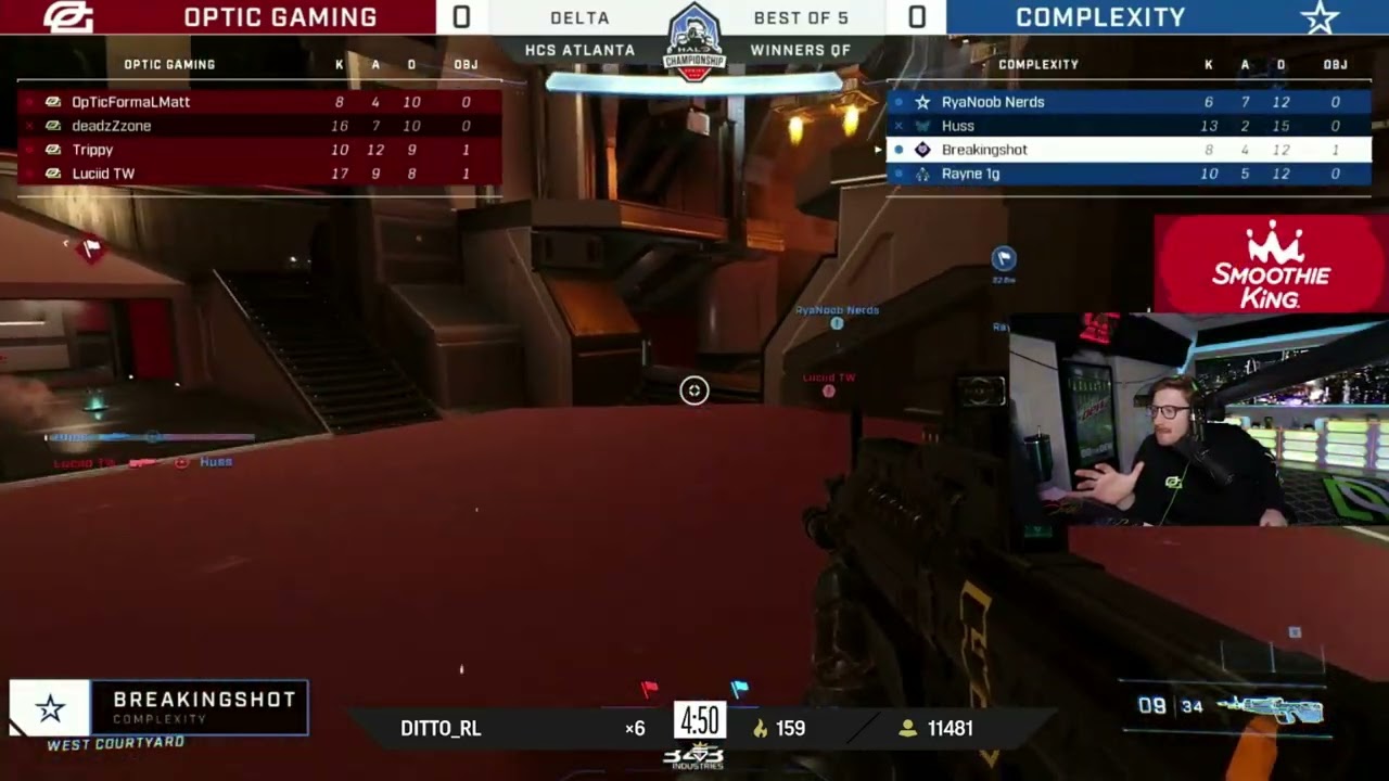 Scump Reacts to Formal and OpTic Slaying in Halo!