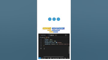 ✨ CSS Animation: Three Dots Loading Effect ⏳ | HTML & CSS