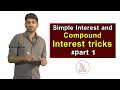 Simple interest and compound interest tricks part 1  eagle media works