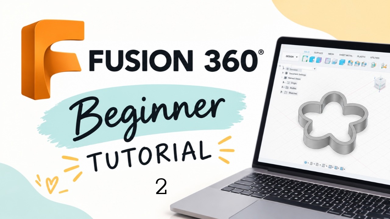 Part 2 Opening and saving a Fusion document, drawing a very basic ...