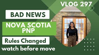 Nova scotia PNP rules changed| अगर आप move हो रहे हो तो यह video ज़रूर देखना। #canadapr #easypr