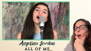 LucieV Reacts to Angelina Jordan - All Of Me (John Legend Cover)