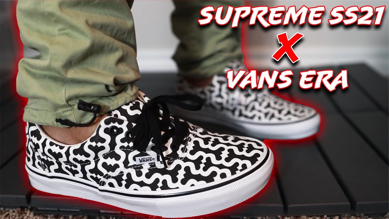 スニーカー 27.5 VANS ERA CHILL VIBES vault supreme Vans Era X Supreme Unboxing & Review! - YouTube