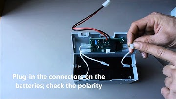 How to install battery pack on Alfariss (V2 italian sliding motor 24v DC)