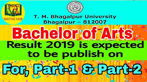 T.M.B.U B.A Part-1 , Part-2 Result 2019 / Expected Date of publishing Result
