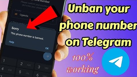 Fix Telegram This Phone Number is Banned || 100% working @mrjotechofficial 💯