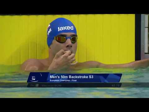 Men's 50m Backstroke S3 Final | Dublin 2018