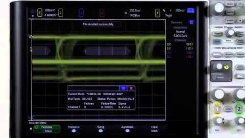 CAN Mask Testing using the 4000 X-Series Oscilloscope