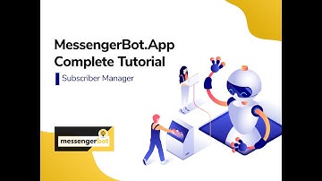 Messenger Bot - • SMS/email subscriber (external) - Subscriber Manager Part 2 - Light Mode