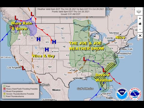 Joe & Joe Weather Show Next Storm System Brings Rain Later Friday ...