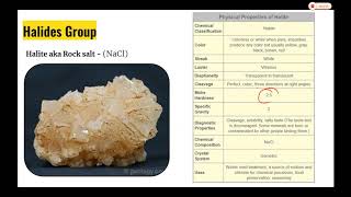 Chapter 2 part 3 Non Silicate AND Importance of Mineral