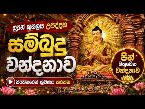 සම්පුර්ණ බුද්ධ වන්දනාව | උදේ හවස නිවසේ කරනා සම්බුද්ධ පූජාව | Mahamevnawa Buddha Vandanawa