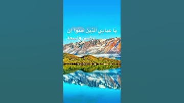 {يَا عبادِي الذِين آمنُوا إن ارضِي وَاسِعَة} سورة العنكبوت بصوت القارئ عبدالرحمن مسعد. #قران_كريم