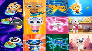 TALKING TOM GOLD RUN 2 VS Tom Hero Dash Super Wings Jett Run  bubble shooter Gold Run First Version