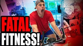 PRANK!!.. Elliot loves his fitness and brought himself a new exercise bike so carl I decided to super charge his bike... SORRY BRO!! Subscribe! Preview Image