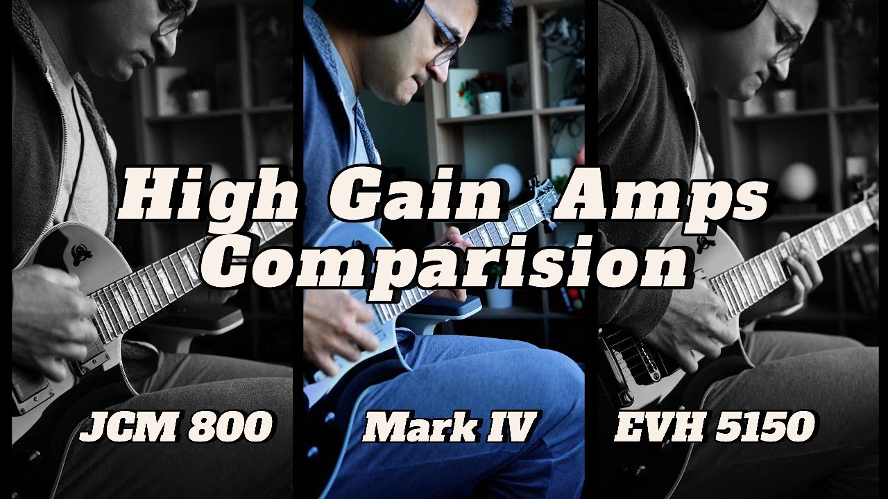 JCM 800 vs Mesa Boogie Mark IV vs EVH 5150 