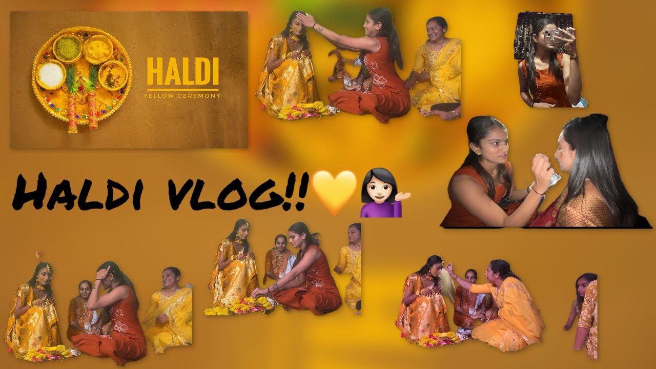 Haldi vlog💛DAY-2!!🎀