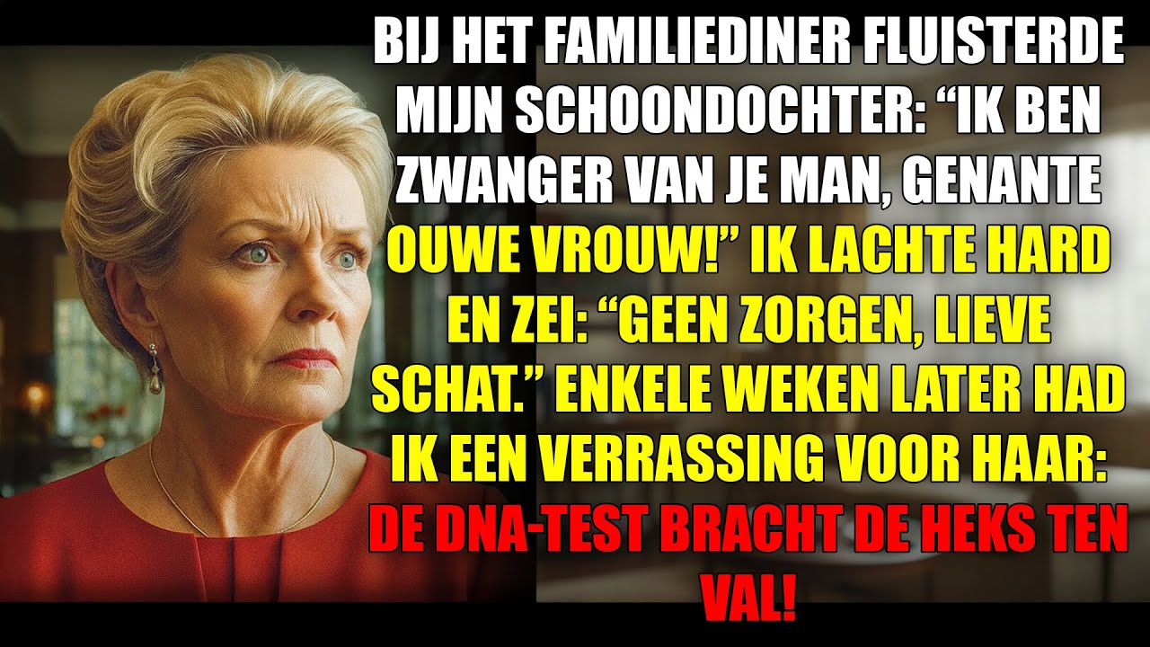 "Ik ben zwanger van je man", fluisterde ze plots tijdens het eten in mijn oor!