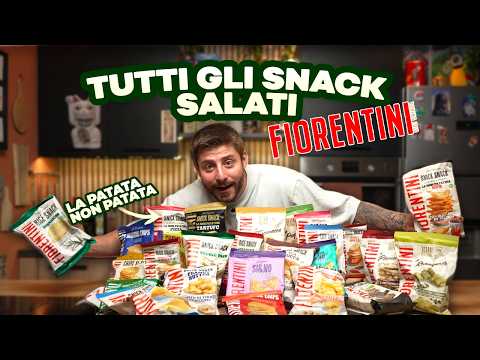 I TRY EVERY SALTY FLORENTINE SNACK | PRATTQUELLO