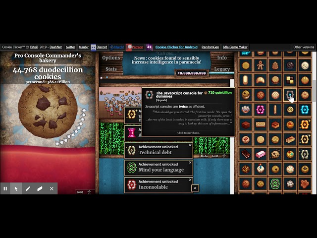 Cookie Clicker hack Project by Romantic Sound