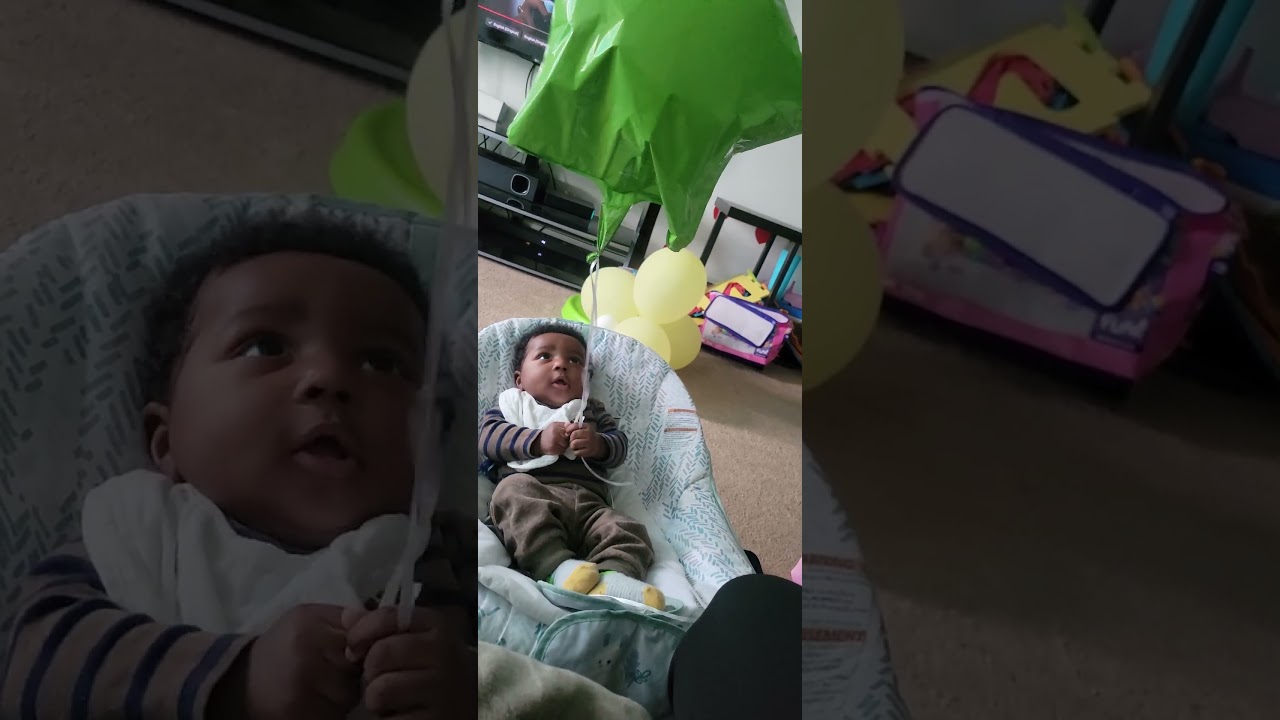 June 16, 2023 3 months old Bebe-J having fun!!!