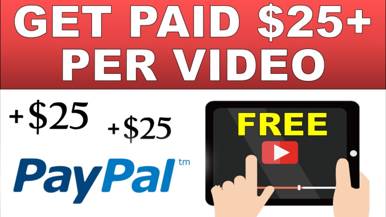 Get Paid $25+ PayPal Money PER Video For FREE & Worldwide! (Make Money