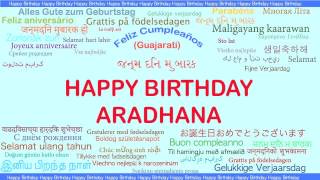 Aradhana   Languages Idiomas - Happy Birthday