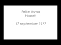 Feike Asma Hasselt 17 september 1977