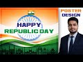 26 January Republic Day Poster Design in CorelDRAW | गणतंत्र दिवस Social Media Post Design