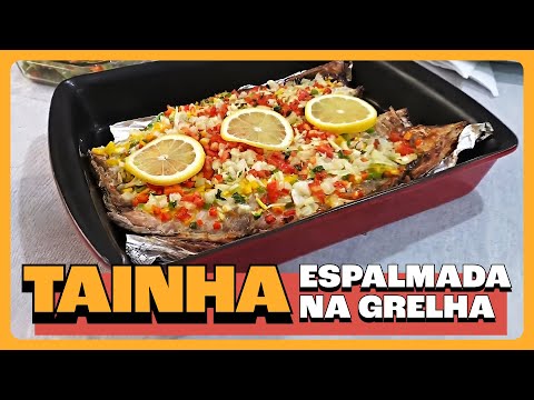 Receita de tainha espalmada na grelha