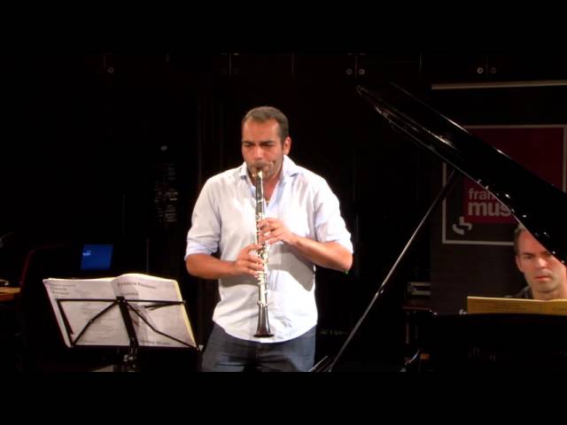 Saint-Saëns - Sonate pour clarinette : Finale : Pierre Génisson / David Bismuth