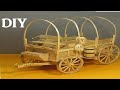 OLD WEST WAGON by POPSICLE STICKS- DIY CRAFT