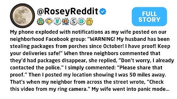 My phone exploded with notifications as my wife posted on our neighborhood.......