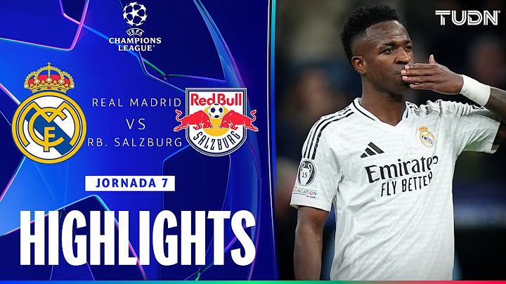 HIGHLIGHTS - Real Madrid vs RB Salzburg | UEFA Champions League 24/25 | TUDN