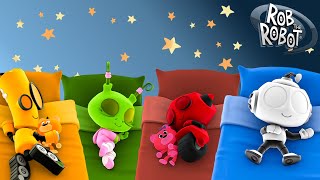 Rob and Friends Have the BEST Rainbow Slumber Party at Bedtime Planet! 🌈 | Rob The Robot