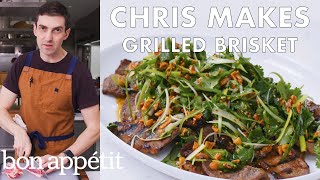Chris Makes Grilled Brisket | From the Test Kitchen | Bon Appétit