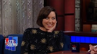 Aubrey Plaza Is Keeping A Secret