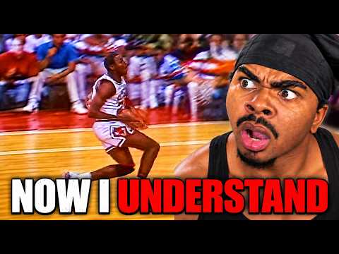 Gen Z MJ Hater Turns Into A Fan Watching RARE Jordan Highlights . .