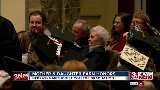 Mother, daughter earn honors at Nebraska Methodist College
