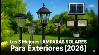 Mejores lamparas solares para exterior 😱 Qué Luz Solar Exterior Comprar En 2026 Las 5 Mejores Luces Solares Para Jardín