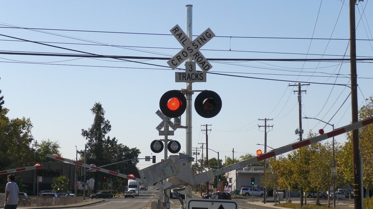 47th Ave Railroad Crossing Sacramento Ca Five Different Angles 