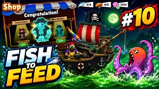 Fish To Feed #10 Gameplay Walkthrough | First Boat Fishing Adventure (Android/iOS)
