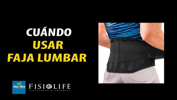 Colocamiento de #faja lumbar para #cargar peso 📦🚶 #fajalumbar