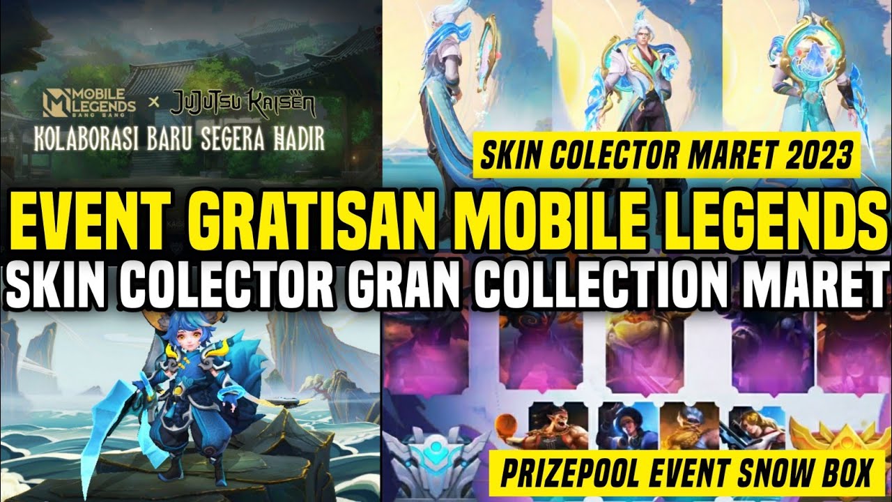UPDATE! BOCORAN EVENT GRATISAN MOBILE LEGENDS 2023 | PILIHAN SKIN GRAND COLLECTION MARET 2023 MLBB
